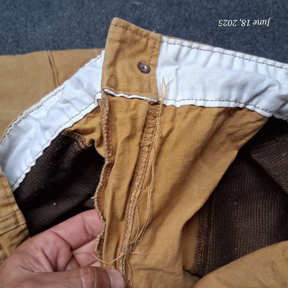 Vintage Redhead Double Knee Canvas Hunting Pants Men Size 34x29‎ High Rise Brown